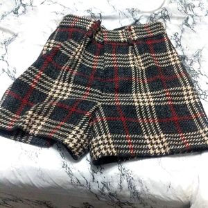 Express x negin mirsalehi plaid shorts
